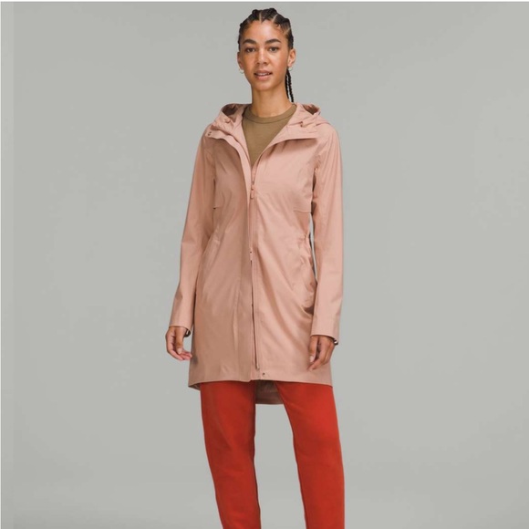 Lululemon Athletica Rain Rebel Pink Clay Jacket - Picture 1 of 12